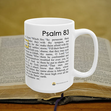 Psalm 83 Full Text - 15oz Coffee Mug